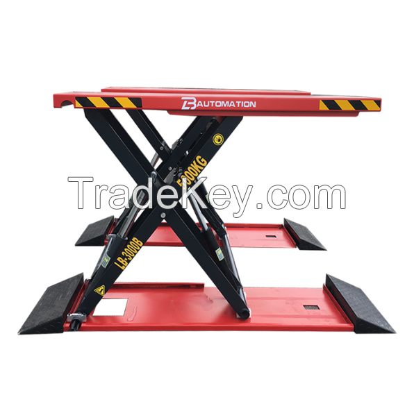 4 Tons  Mobile Vehicle Lift 4 Cylinders Scissor Car Hoist Car Elevator