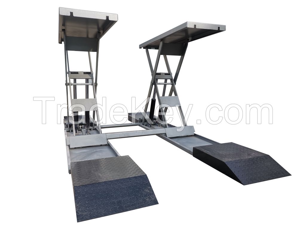 1.5M 5T CE Hydraulic Electric Stationary Scissor Car Lift  