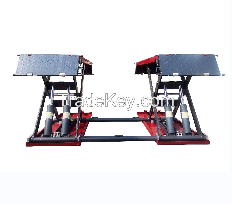4 ton CE Approved Four Cylinders Hydraulic Car Scissor Lift for Car Service