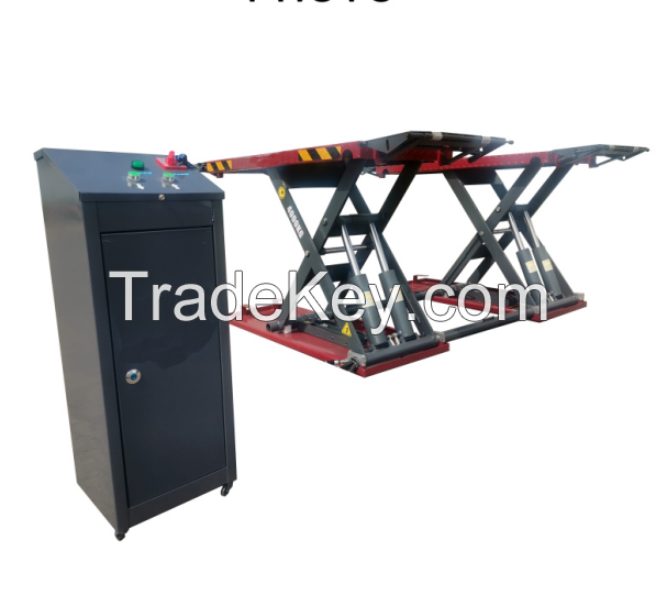 4000kg China Manufacturer CE Approved Four Cylinders  Car scissor Lift  