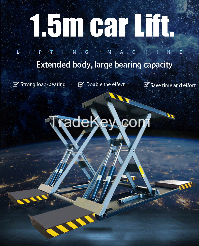 4000kg+ High Quality  Car Lift for Garage Vehicle MID Rise Auto Car Scissor Lift