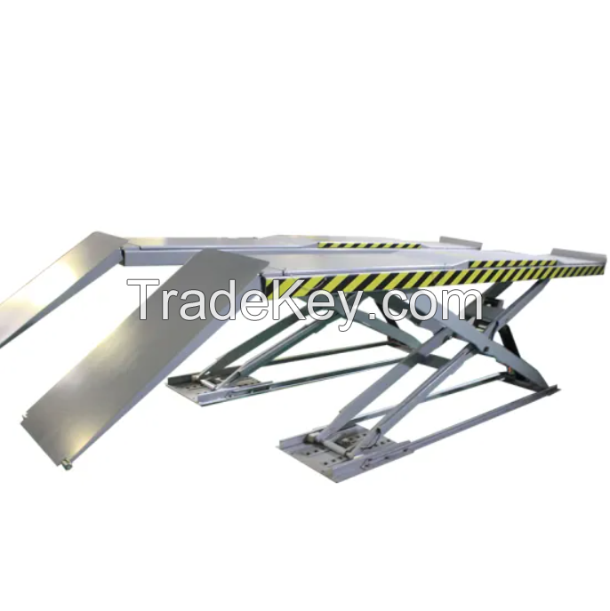 3.5T CE Approved Car Lift Big Size Ultra thin Scissor Vehicle Lift