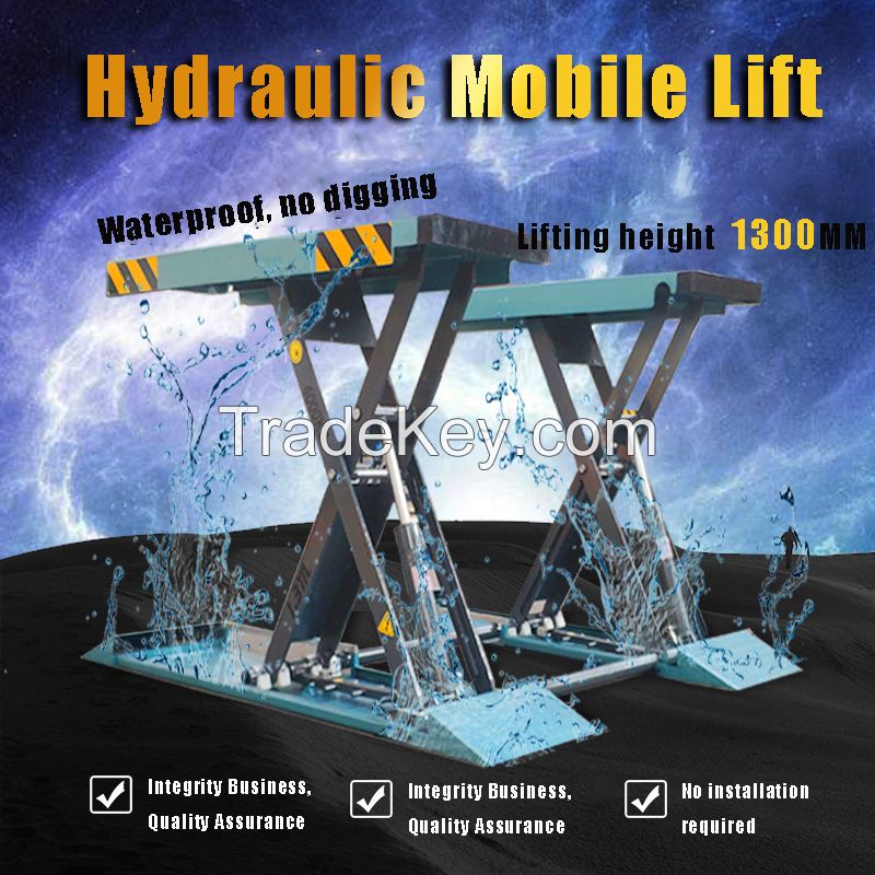 4000 kg High Quality Car Hydraulic Double Platform Lift Scissor Lift
