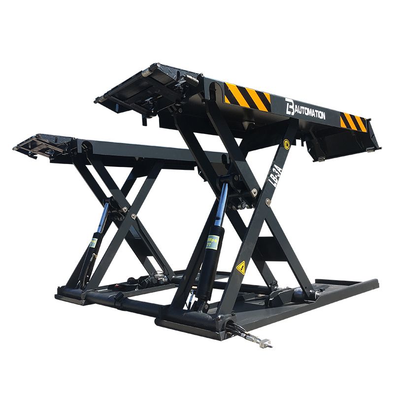 Car Lift LIBA portable car lifting machine mid rise scissor car lift with 4000KG