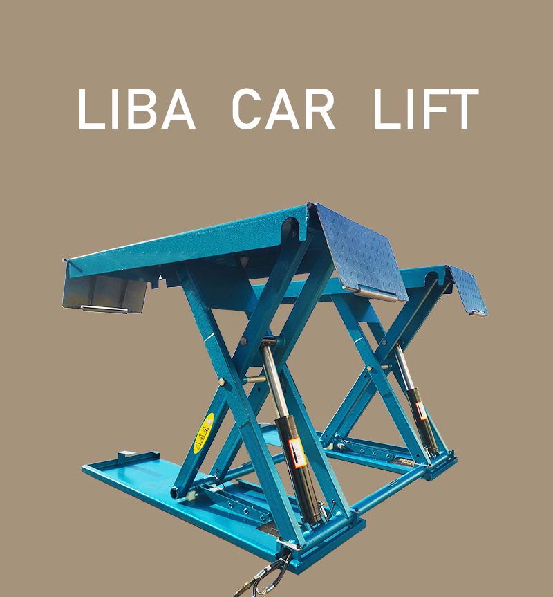 4000kg 1.2m Hydraulic Scissor Car Lift for Garage Equipment