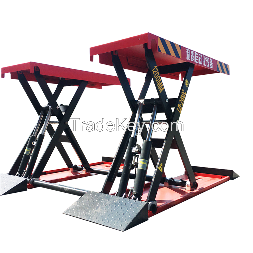 4000 KG CE Scissor Hydraulic Design Car Hoist Lift  Garage Equipment