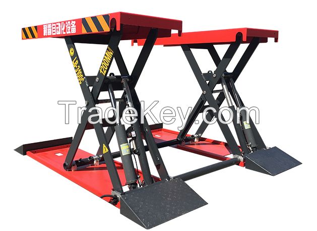 4000 KG CE Certification Scissor Car Lift  Hot Sales Garage Hydraulic