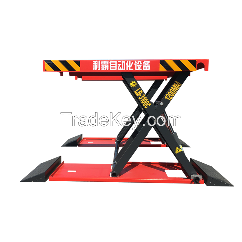 4000 KG  Full Rise Car Scissor Lift with CE Approved
