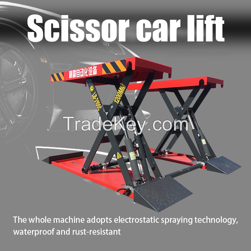 4000 KG CE Scissor Hydraulic Design Car Hoist Lift  Garage Equipment