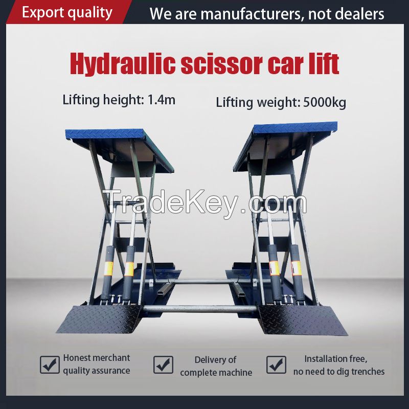 5 Tons 4 Hydraulic Cylinders  Hoist Lift Elevator Automotive Equipment