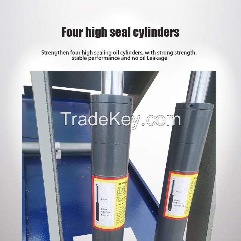 5 Tons 4 Hydraulic Cylinders  Hoist Lift Elevator Automotive Equipment 