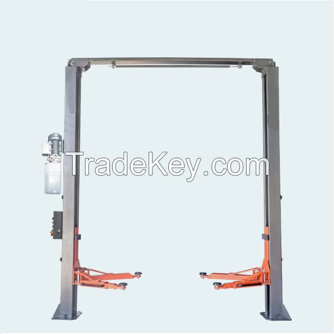 4.2ton Clear Floor Electric Release Two Post Lift Electric Hoist for Automobile Garage Repair Use