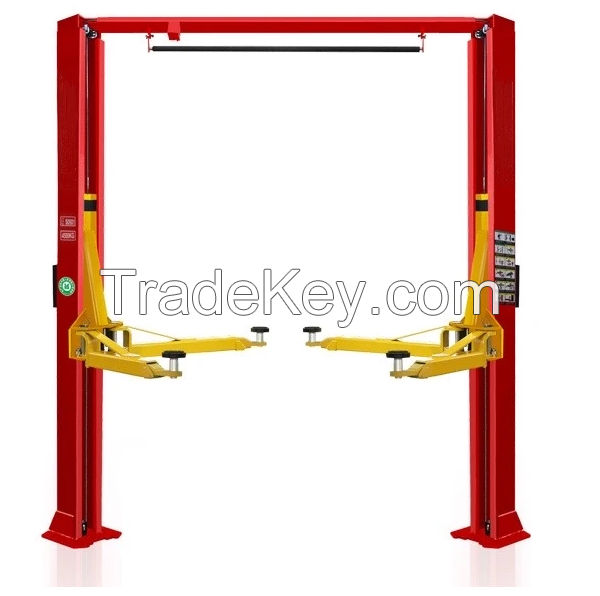 4000kg 9000lbs Two Post Clear Floor Car Lift Price for Sale
