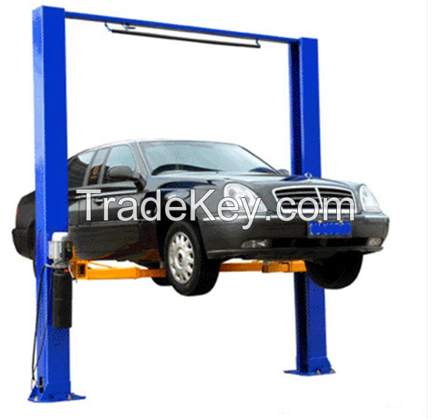 4000kg Equipment Vehicles Clear Floor Hoist Hydraulic Auto Two Post Car Lift