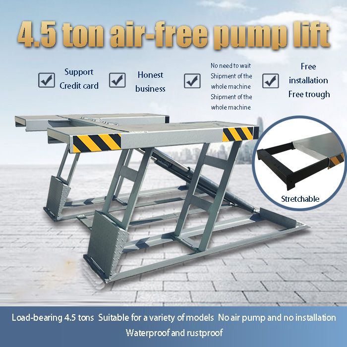 Car Lift LIBA 4.5t capacity 1.0m height Mobile Hydraulic Scissor Lifts