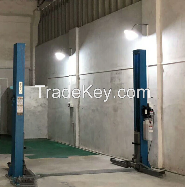 4 Tons  Auto Mobile Garage Lifting Equipment Hydraulic Two Post Car Lift