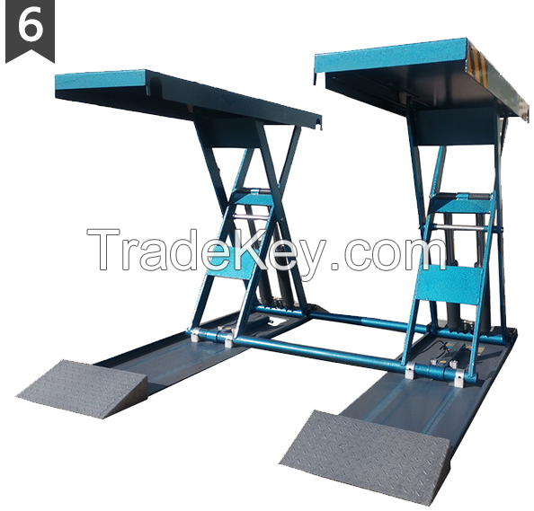 4T Vehicle Lifts for Home Garage Hydraulic Scissor Car Lift