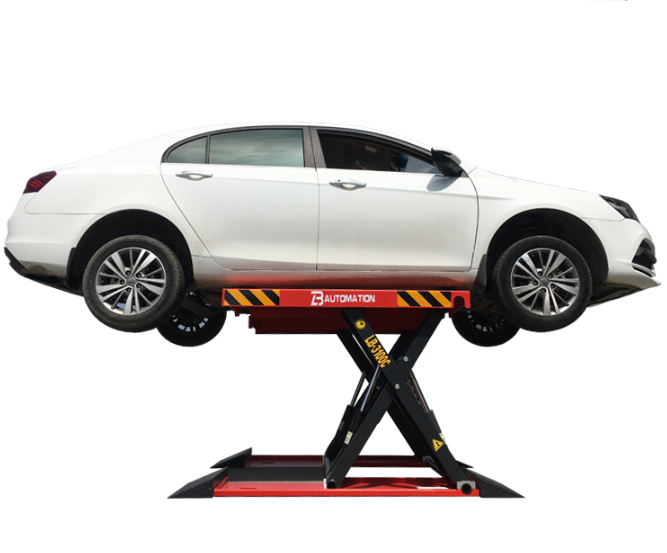 4000kg Automotive Scissor Car Hoist Vehicle Lift