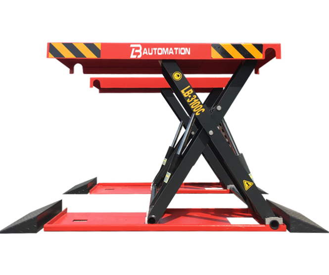 4000kg Car Lifter Scissor Lift  4t Capacity with Ce Approvel