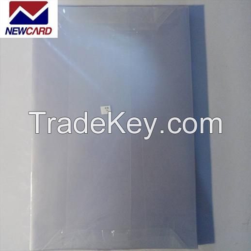 Newcard PVC normal coated overlay for card making and laminating