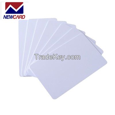 Newcard PVC double side printing inkjet white card thermal blank card