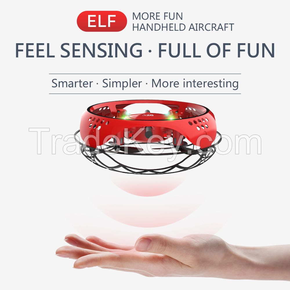Cheapest L101 Mini Drone For Kid Anti-Collision Remote Control Led UFO Intelligent Induction Quadcopter Aircraft Flying RC Toys
