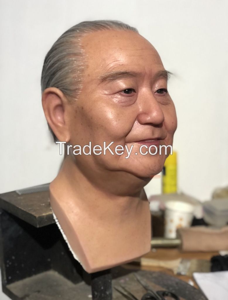Super Realistic Silicon Wax Figure; OEM life size wax figure waxworks for musem