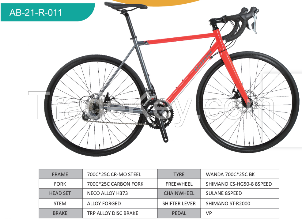 700C*25C-Road Bicycle with shimano 8-speed 