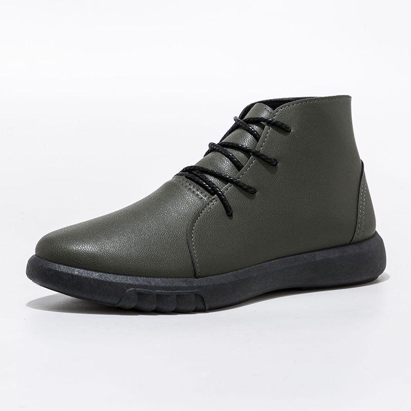 PU Leather Men Boots