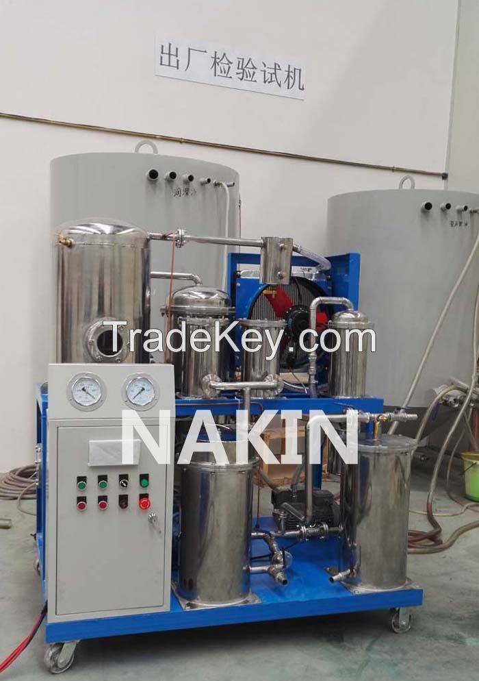 TYA Lubricating Oil Purifier Mechanical Oil Hydraulic Oil Compressor Oil Turbine Oil Refrigerator Oil Filtration Machine for Used Oil Recycling