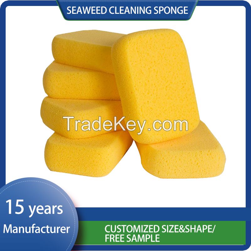 Seaweed Sponge For Car cleaning PU foam For washing