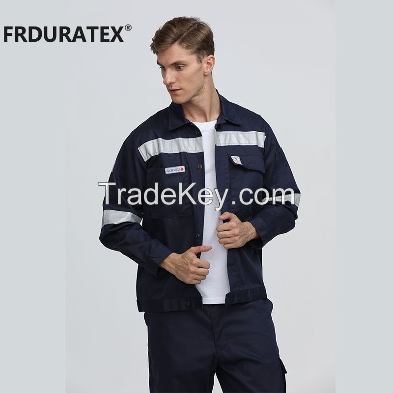 Fire resistant reflective electrician workwear safety suit work wear clothes 