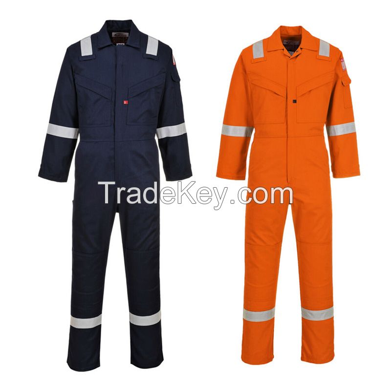 Wholesale mens cotton flame retardant workwear frc oil field coverall