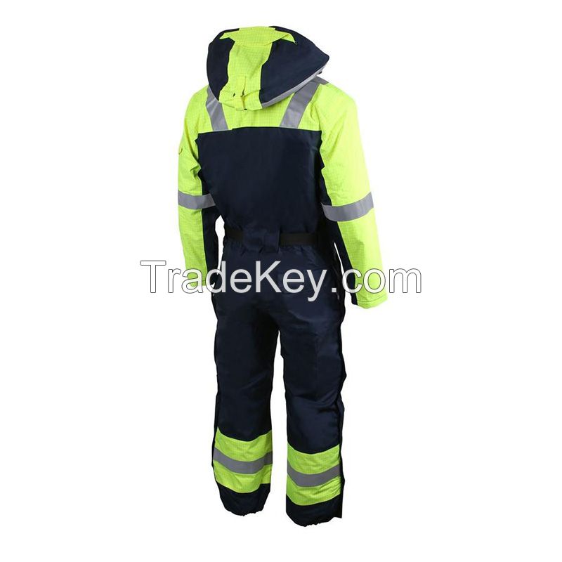 European Customized Fire Retardant industry welder mechanics coveralls with reflective tapes