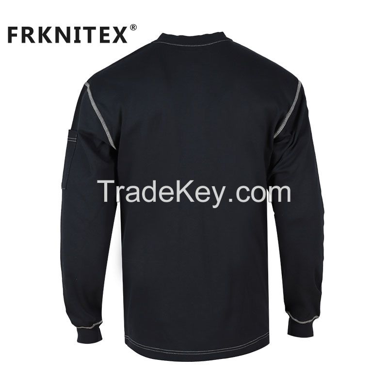 Wholesale custom 100% cotton lightweight fr henley work shirts