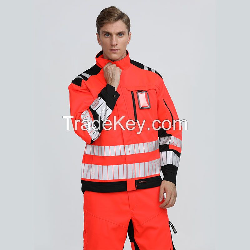 Wholesale mens construction welder industry mining worker electrician workwear safety uniform for workers