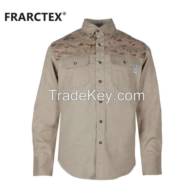 Wholesale NFPA2112 fireproof welder fr fire resistant clothing flame resistant shirt for men