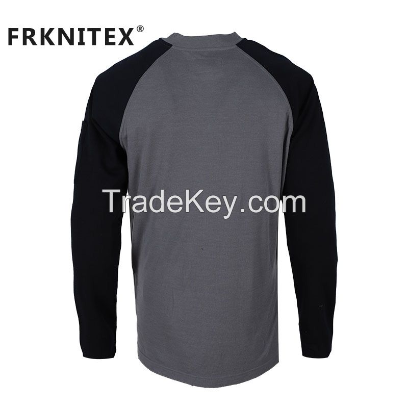 Wholesale 100% Work fr henley tee fire resistant t shirts