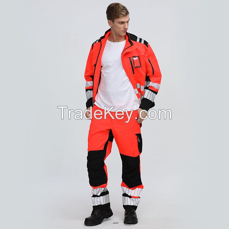 Wholesale mens construction welder industry mining worker electrician workwear safety uniform for workers