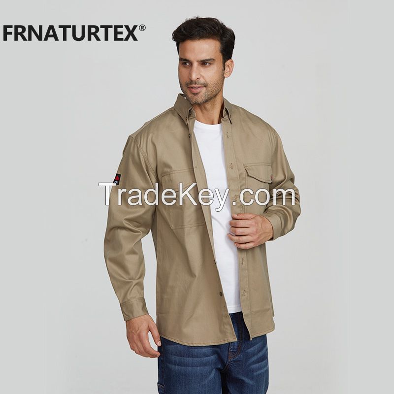 wholesale fr clothing UL shirt flame resistant uniforms work construction industrial fireproof workwear