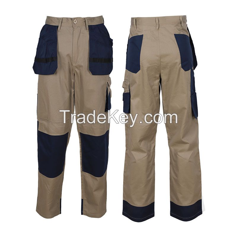 Wholesale mens work wear trousers with knee pads