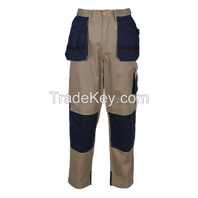 Wholesale mens work wear trousers with knee pads