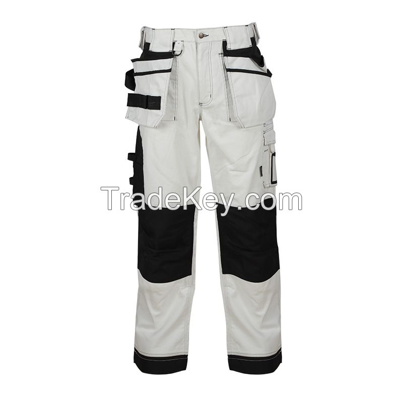 Customized high quality men stretch cargo work pants with muti-pockets