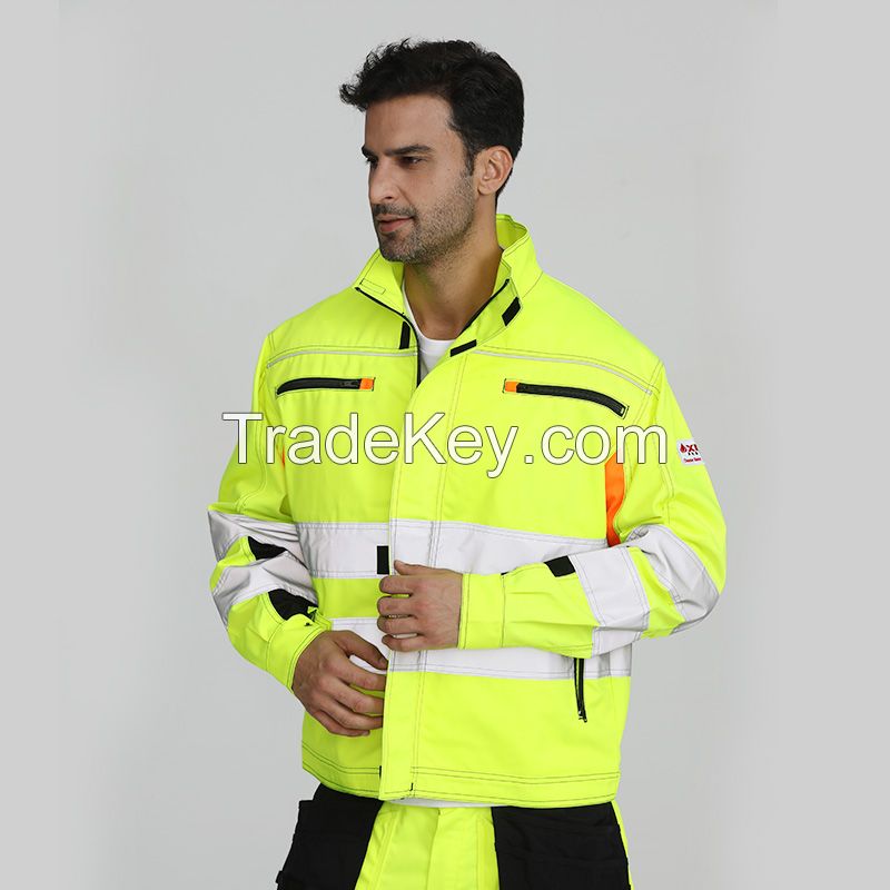 xinke mens Safety Jacket Workwear