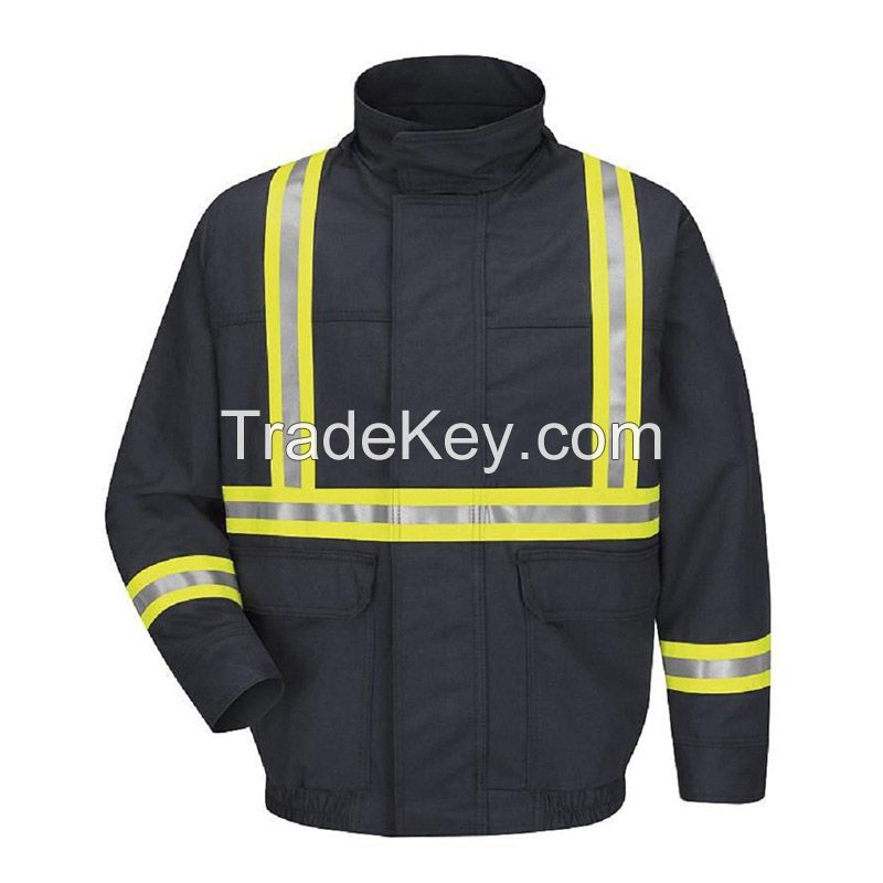 Mens Cotton Safety Work Clothes Jacket