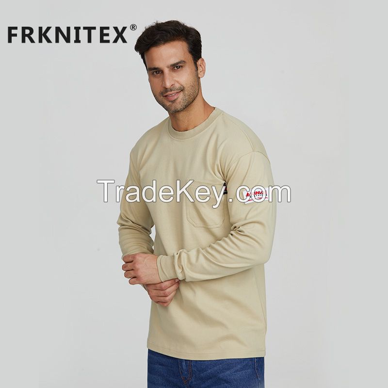 FRKNITEX 100 cotton fire retardant work uniform shirts