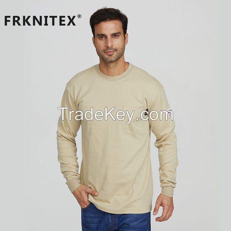 FRKNITEX 100 cotton fire retardant work uniform shirts