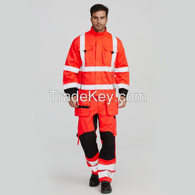 Xinke Protective High quality safety reflective red cotton jacket