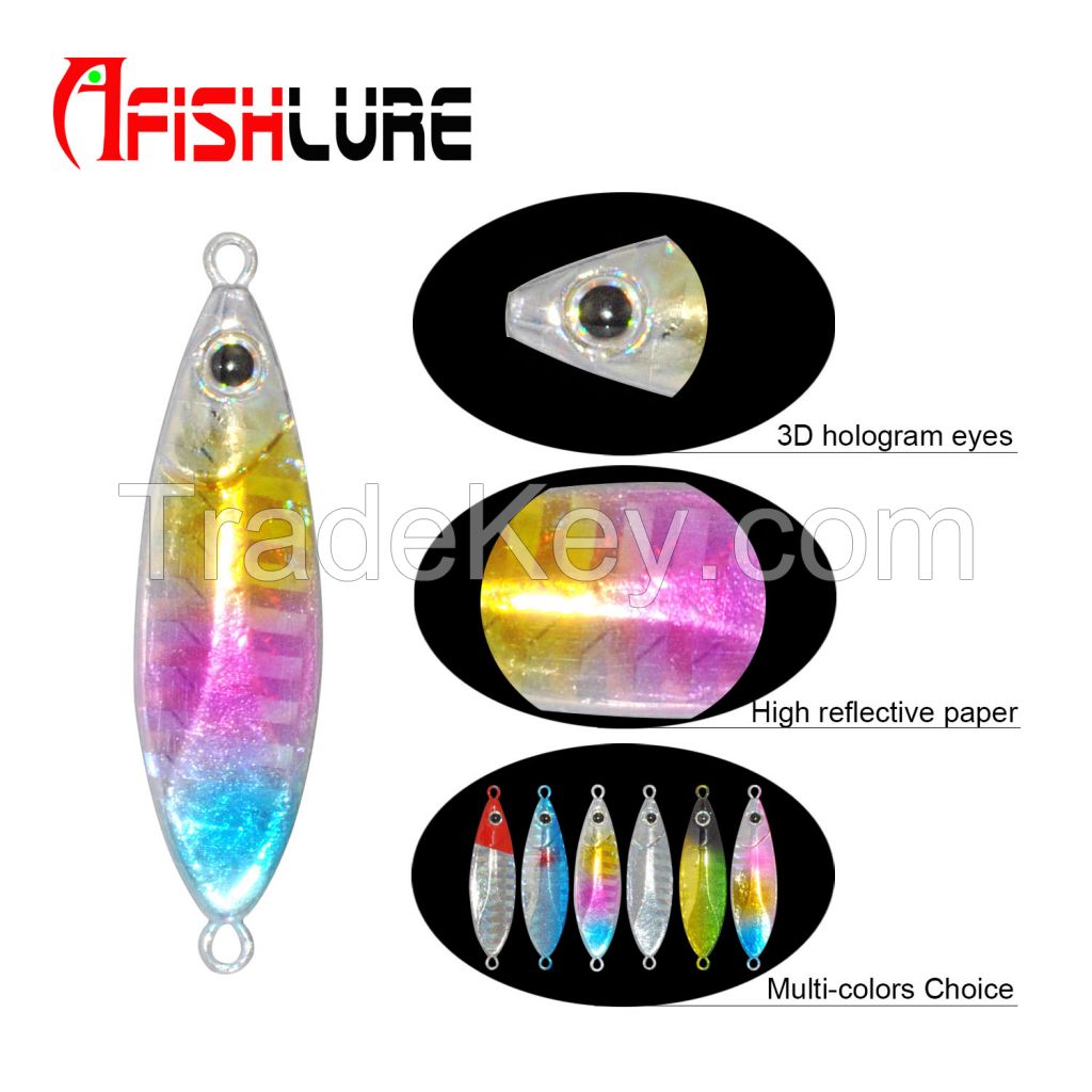 Metal Jig Fishing Lure with Hooks