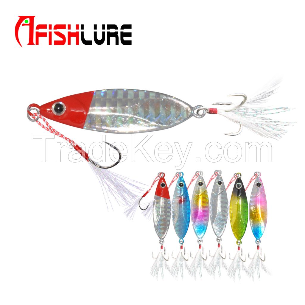 Metal Jig Fishing Lure with Hooks